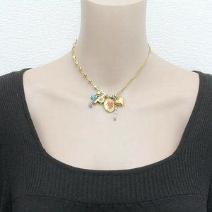Juicy Couture Heart Locket Charm Chain Necklace
